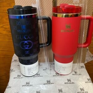 Gucci Black and Red Quencher Tumbler